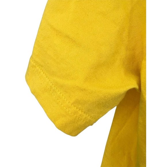 Nike Vintage Style Tee Size Large Womens Yellow Just Do It Logo - Picture 4 of 7